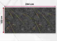 Antrasit Oro PVC Duvar Paneli 