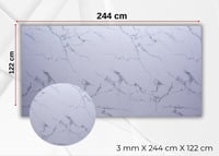 Bıanco Carrara PVC Duvar Paneli