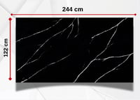 Carrara Black PVC Duvar Paneli