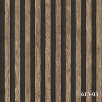 Decowall Salda 613-03 Ahşap Panel Görünümlü Dikey Çizgili Duvar Kağıdı – 16 m²