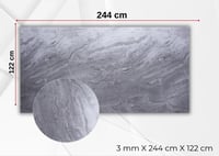 Marmori Grey PVC Duvar Paneli
