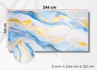 Ocean Blue PVC Duvar Paneli