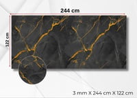 Oro Black PVC Duvar Paneli