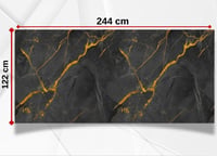 Oro Black PVC Duvar Paneli