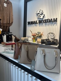 7139 Zincir Detaylı Çanta BEJ