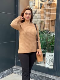 7224 Kalın Askılı Kol Çantası CAMEL