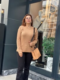 7224 Kalın Askılı Kol Çantası CAMEL