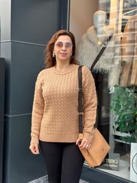 7224 Kalın Askılı Kol Çantası CAMEL