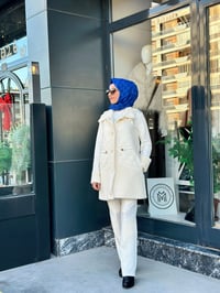 Angora & Yelek Modal Üçlü Pantolon Takım