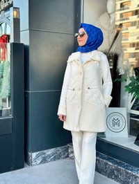 Angora & Yelek Modal Üçlü Pantolon Takım