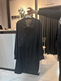 Arka ve Ön Taş İşlemeli Tencel Kap