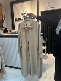 Arka Ve Ön taş İşlemeli Uzun Tencel Kap