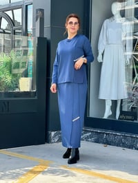Bambu Modal Merserize Triko Etekli Takım