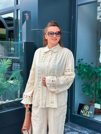 CALLISTO GÜPÜRLÜ ÜÇLÜ PANTOLONLU TAKIM