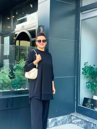 ETEK UCU TÜL DETAYLI PANTOLONLU İKİLİ TAKIM
