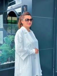FİRUZE ÜÇLÜ CEKET GÜPÜRLÜ TAKIM