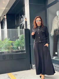 İkili Etekli Takım SİYAH