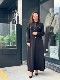 İkili Etekli Takım SİYAH