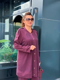 İTHAL FULL LİKRALI TENCEL KUMAŞ TAŞ İŞLEMELİ İKİLİ TAKIM
