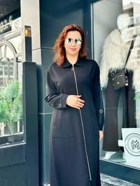 İthal Kumaş Giy Çık Yazlık Kap Siyah