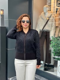 Kolej Yaka Angora Hırka SİYAH