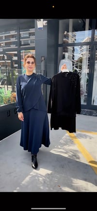 Modal Şardonlu Etekli Takım