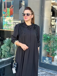 MÜSEMMA LEYLAK ELBİSE SİYAH