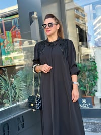 MÜSEMMA LEYLAK ELBİSE SİYAH