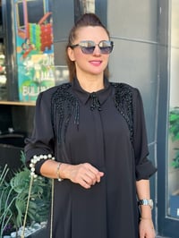 MÜSEMMA LEYLAK ELBİSE SİYAH
