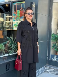 MÜSEMMA MENEKŞE PANTOLONLU TAKIM