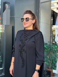 MÜSEMMA ZERAY OMUZ DETAYLII ABİYE
