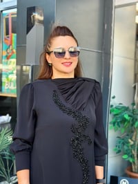 MÜSEMMA ZERAY OMUZ DETAYLII ABİYE