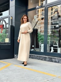 Şardonlu Modal Elbise