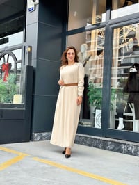 Şardonlu Modal Elbise