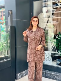 SİMAY TAKIM KAHVE (DESENLİ)