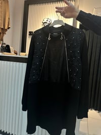 Siyah Fermuarlı Tunik