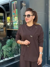 TAŞ DETAYLI KLOŞ ETEKLİ BORA TAKIM