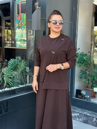 TAŞ DETAYLI KLOŞ ETEKLİ BORA TAKIM
