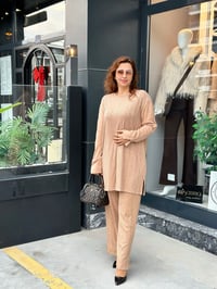 Taş İşlemeli Triko Takım
