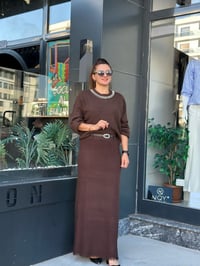THEERELİGHT SEUL ÜÇLÜ TRİKO TAKIM KAHVE