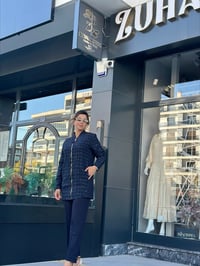 Tüvit Ceketli İkili Pantolonlu Takım Lacivert