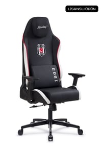 Fanchair x Beşiktaş Siyah Beyaz Lisanslı Taraftar Koltuğu