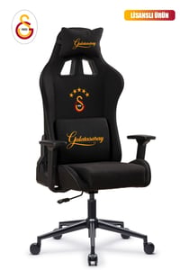 Fanchair x Galatasaray Goal Siyah Kumaş Lisanslı Oyuncu Koltuğu