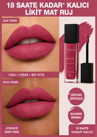 A'Grace Deep Pink Matte Lipstick 6 ml