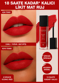 A'Grace Iconic Red Matte Lipstick 6 ml