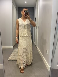 Dantelli Güpürlü Tasarım Etek