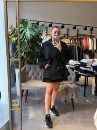 Oversize Yarım Trenç