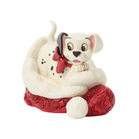 101 Dalmatians Santa Hat Lisanslı Figür Biblo Enesco Orijinal Lisanslı Koleksiyon Ürünü