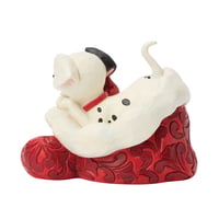 101 Dalmatians Santa Hat Lisanslı Figür Biblo Enesco Orijinal Lisanslı Koleksiyon Ürünü