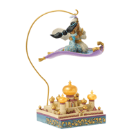 Aladdin & Jasmine Over Agrabah Lisanslı Figür Biblo Enesco Orijinal Lisanslı Koleksiyon Ürünü